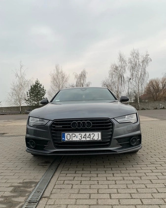 Audi A7 cena 152000 przebieg: 172185, rok produkcji 2017 z Sokółka małe 121